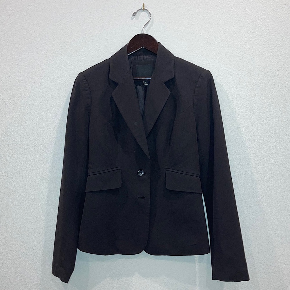 The Limited Black Notch Lapel Blazer Size 0